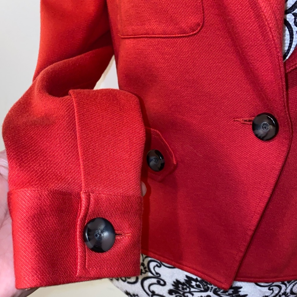 CAbi Little Red Blazer Jacket Size 6 Style #3374 - Picture 9 of 16